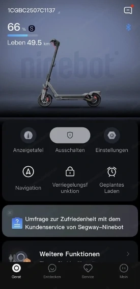 Segway Ninebot Max G3 D E-Scooter Schwarz