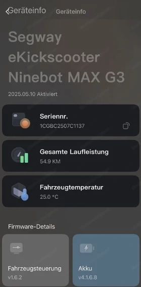 Segway Ninebot Max G3 D E-Scooter Schwarz Bild 2