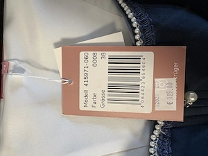 Krüger Dirndl in Blau Gr. 38 Bild 3