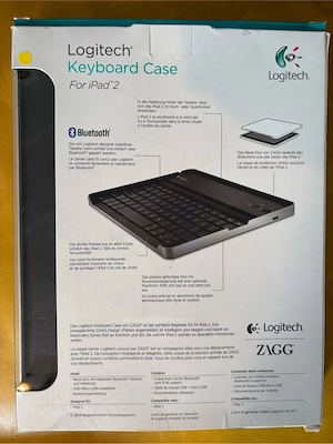 Logitech ZAGG Keyboard Case Bluetooth für iPad 1   2   3   deutsche Tastatur Bild 2