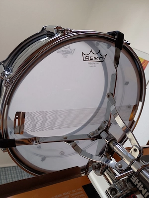 Pearl Export Metall Stahl snare drum 14 zoll Bild 6