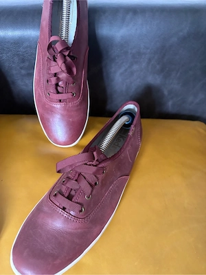 Keds Leder-Sneaker Gr. 39, Bordeaux 