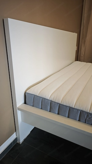 Ikea Malm Bett in weiß, 180x200cm Bild 2