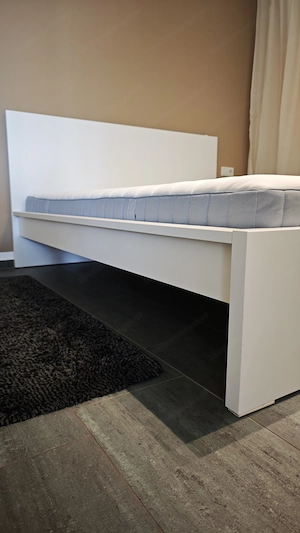 Ikea Malm Bett in weiß, 180x200cm Bild 3