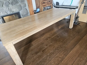 Vollholzküchentisch groß Bild 2