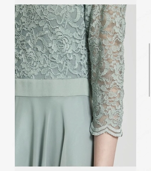  Elegantes Swing Kleid in Mintgrün   Größe 40   1  getragen Bild 3