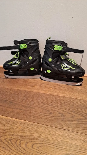 Verstellb. Kinder Schlittschuhe, frisch geschliffen, Gr. M, 34-37 Bild 3