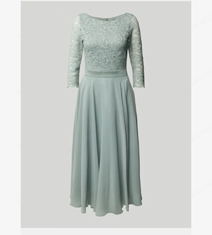  Elegantes Swing Kleid in Mintgrün   Größe 40   1  getragen Bild 2