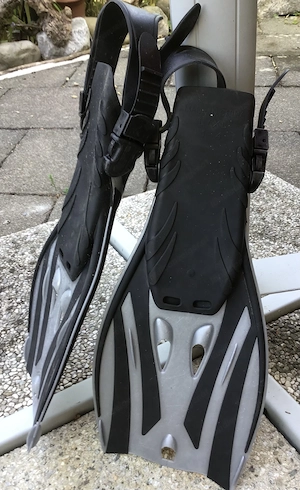 Schwimmflossen grauschwarz  Bild 5