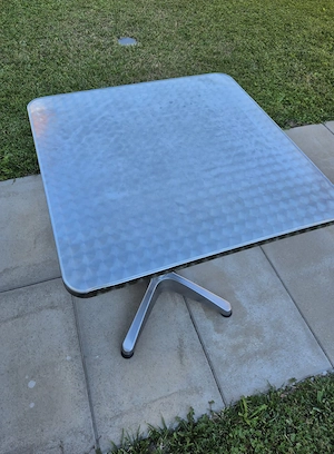 Alutisch 70x70, Garten, Terrasse, Sitzplatz, Balkon Bild 2