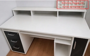 Jugendzimmer in Weiss-Schwarz Bild 5