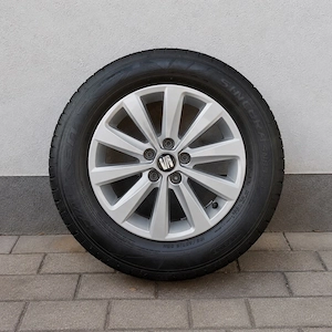 4x Originale SEAT Ibiza Alufelgen mit Sommerreifen