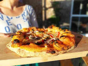Verkaufe transportablen Pizzaofen mit Hänger Bild 3