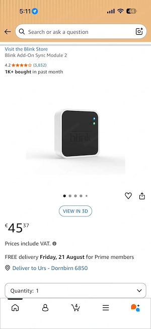 Blink Mini Kamera und Sync-Modul Bild 2