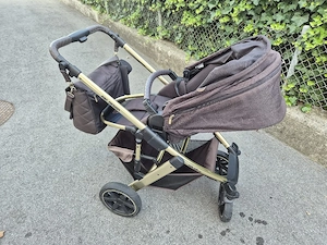 ABC Design Salsa 4 Air Kinderwagen in schwarz gold. Bild 4