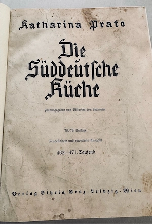 altes Kochbuch 1938 Bild 2