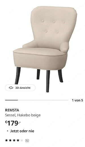 :  IKEA Set: KIVIK 3er + 2er Sofa + 2 REMSTA Sessel | Top Zustand | 10 J. Garantie Bild 4