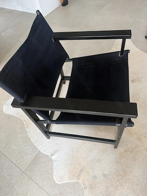 Stoff-Sessel schwarz