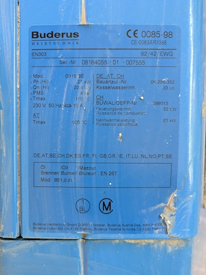Buderus Ölheizung inkl. Boiler Bild 2
