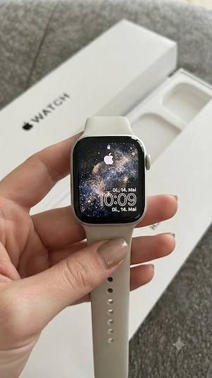 apple watch series 7 in starlight Bild 3