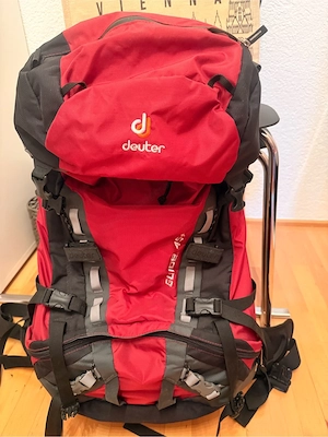 Deuter unisex Rucksack weinrot schwarz grau Bild 5