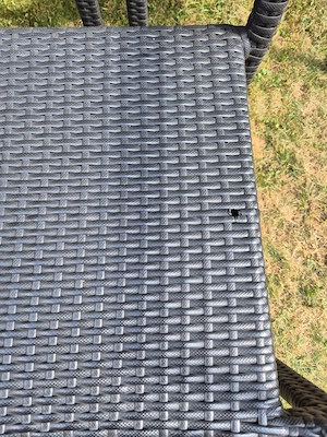 6 Rattanstühle  Samara    Schwarz   inkl. Polster Bild 4