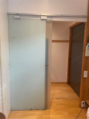 Schiebetür aus Glas Bild 5