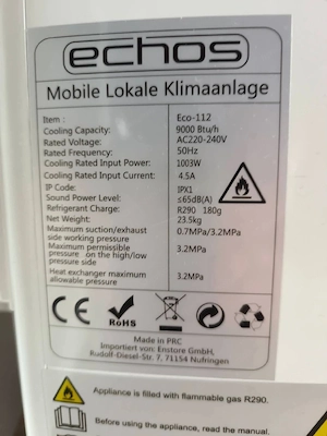 klimaanlage Mobile Neu  Bild 3