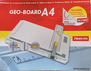 Geo Board Zeichenplatte A4 inkl. Schnellzeichendreieck Bild 3