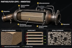 Dieselpartikelfilter Reinigung ohne Ausbau