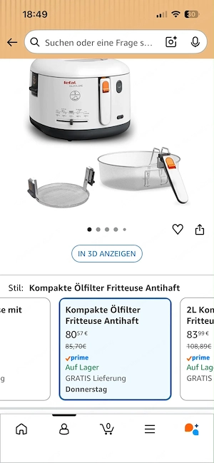 Fritteuse von Tefal neu Bild 2