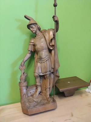 Holz Figur hl. Florian 