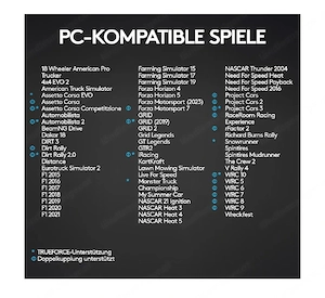 Gaming Lenkrad mit Pedaleinheit Logitech Bild 6