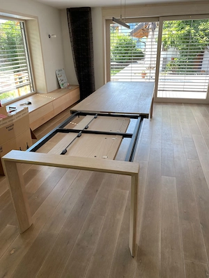 Vollholz Tisch zum ausziehen Bild 4