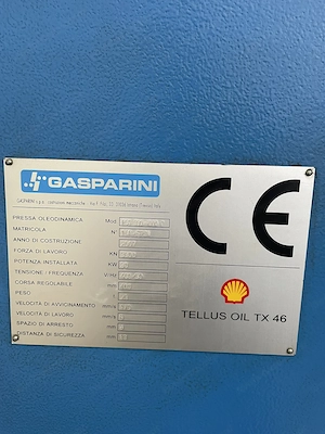 CNC Abkanntpresse Gasperini Bj 2007 Typ 330   4000 C  Bild 4
