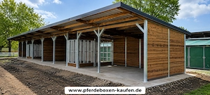 Offenställe kaufen & Weidehütten für Pferde | Pferdeunterstand ohne Fundament Bild 2