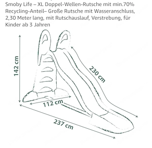 Smoby XL Wellen Rutsche  Bild 4