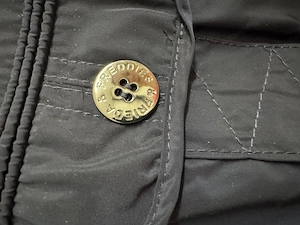 Jacke F"rieda & Freddies" kurz   blau   mit Gürtel   Gr. S Bild 4