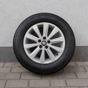 4x Originale SEAT Ibiza Alufelgen mit Sommerreifen
