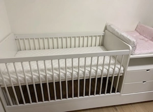 Gitter- und Kinderbett, umfunktionieren  Bild 2