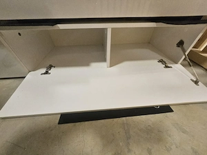 Wohnwand, weiß glänzend Bild 4