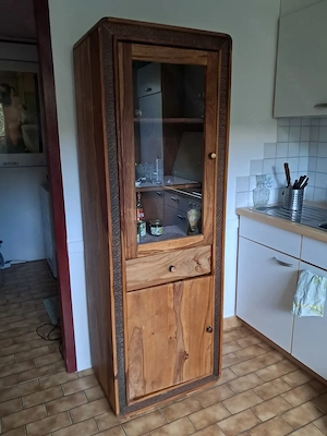 Holzvitrine Massivholz