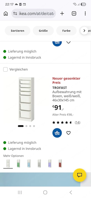 Ikea Aufbewahrungstürme 2mal Bild 2