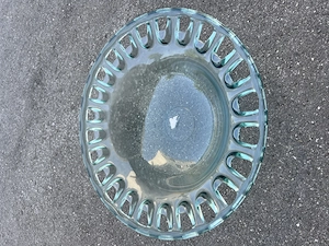 Großer Glas Obstteller  Bild 3