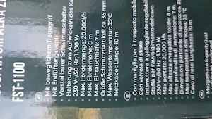 Ferex schumtzwaser-tauchpumpe Bild 3