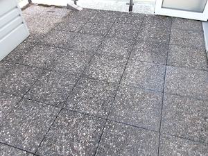 Waschbetonplatten 40x40x3 cm,