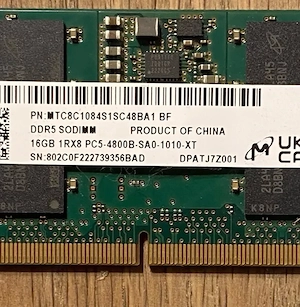 16GB ddr5 ram 2x Bild 2