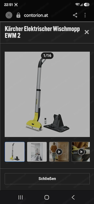Kärcher Elektrischer Wischmopp Bild 2