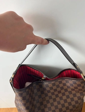 Louis Vuitton handtasche Deligtful PM braun Bild 2
