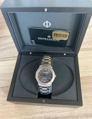 Hochwertige Baume& Mercier Uhr Bild 2